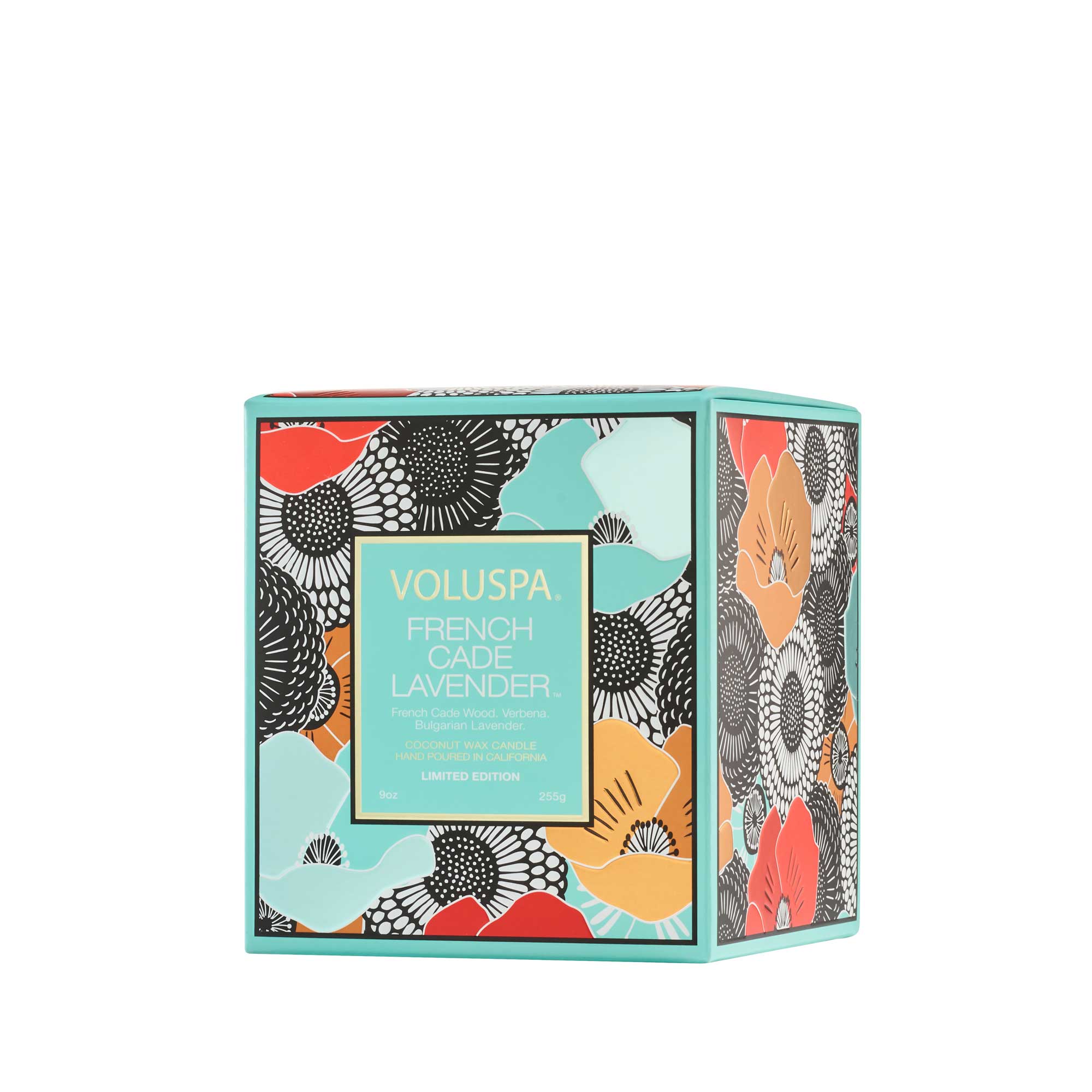 Voluspa Limited Edition XXV Anniversary Collection Boxed Classic Candle - 9oz / French Cade and Lavender