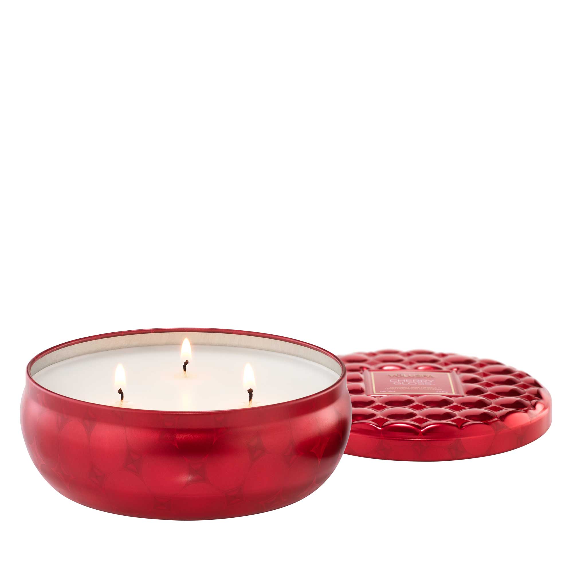 Voluspa Limited Editon Capsule Collection 3 Wick 12oz Candle - Cherry Gloss / Cherry Gloss