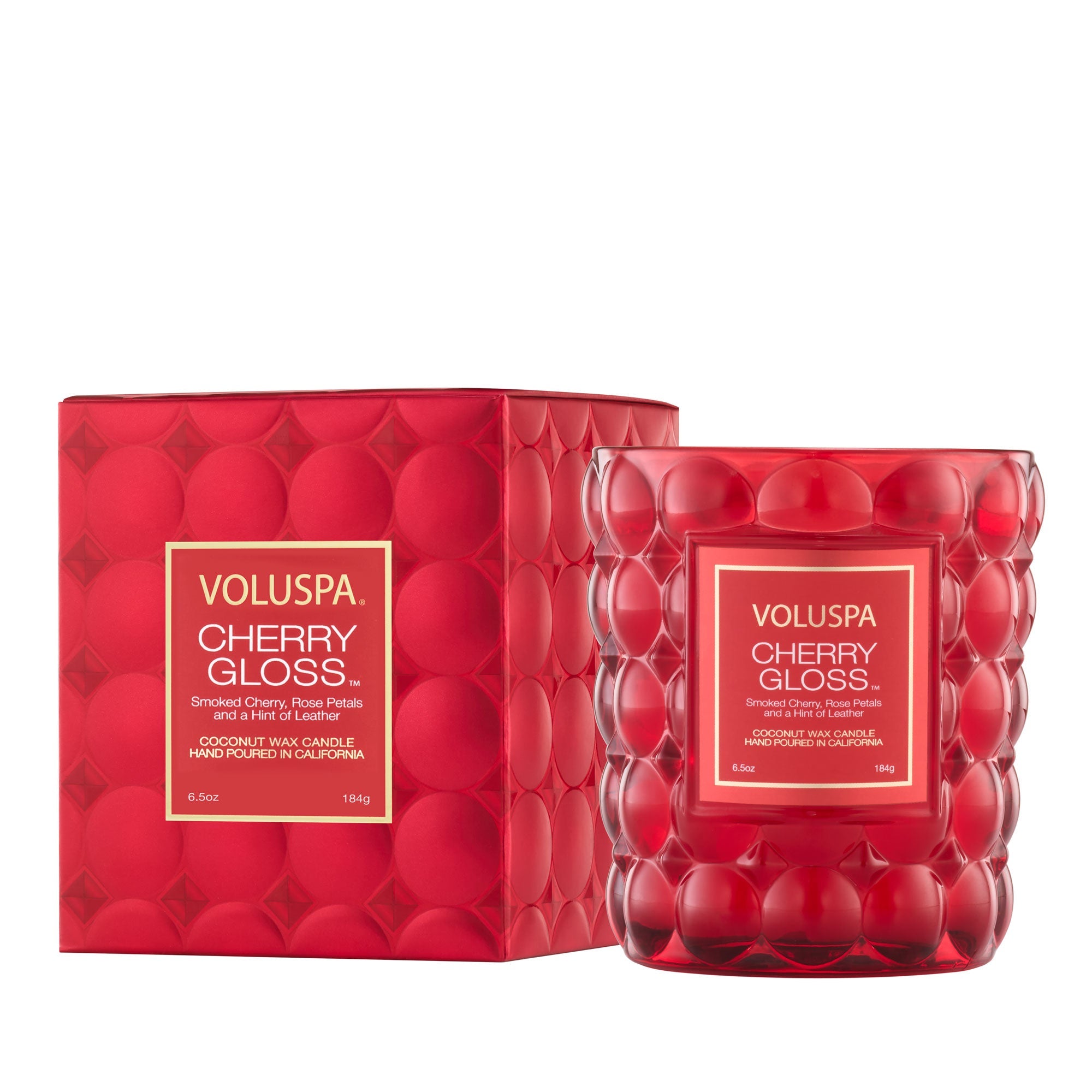 Voluspa Limited Editon Capsule Collection Boxed Classic 6oz Candle - Cherry Gloss