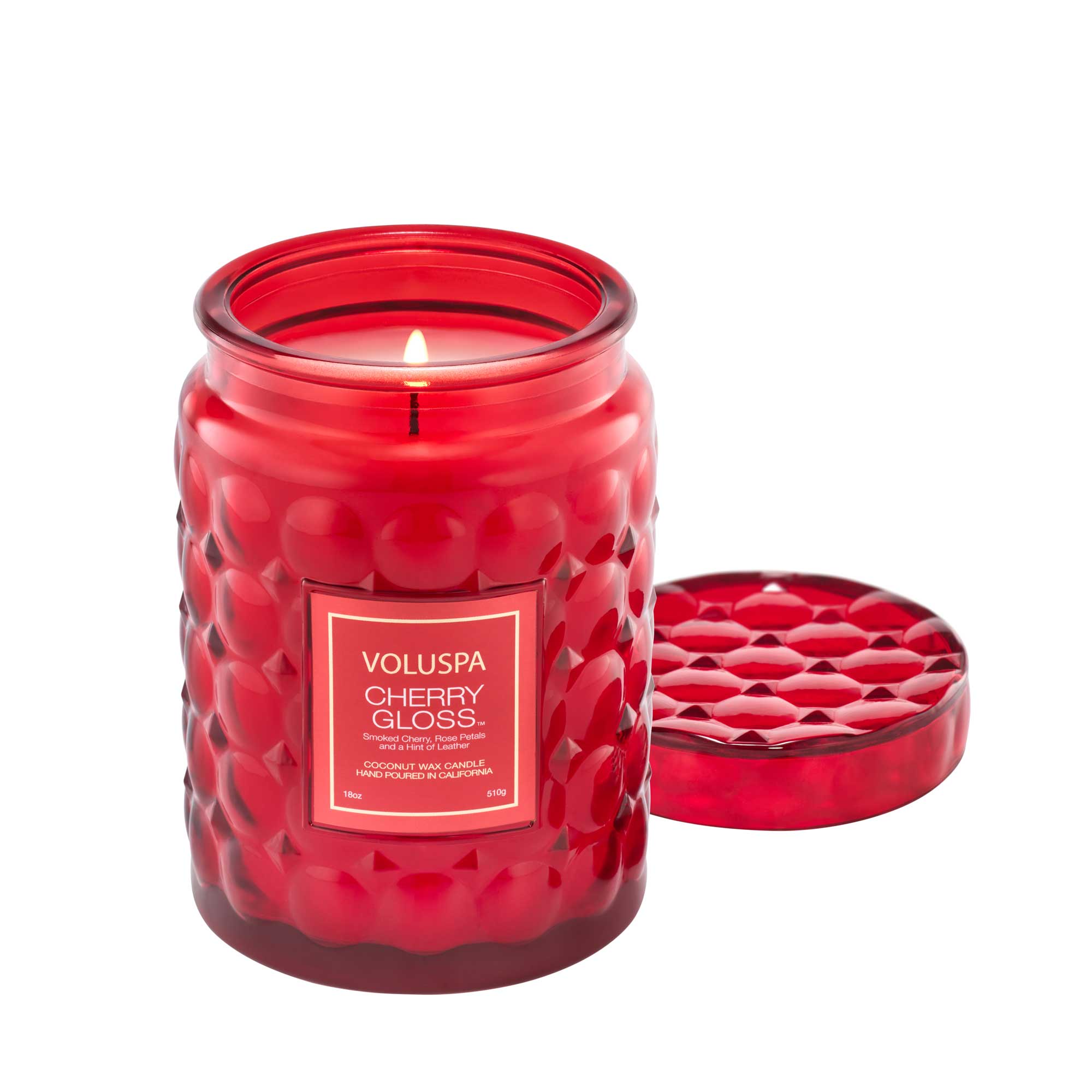 Voluspa Limited Editon Capsule Collection Large Jar 18oz Candle - Cherry Gloss / Cherry Gloss