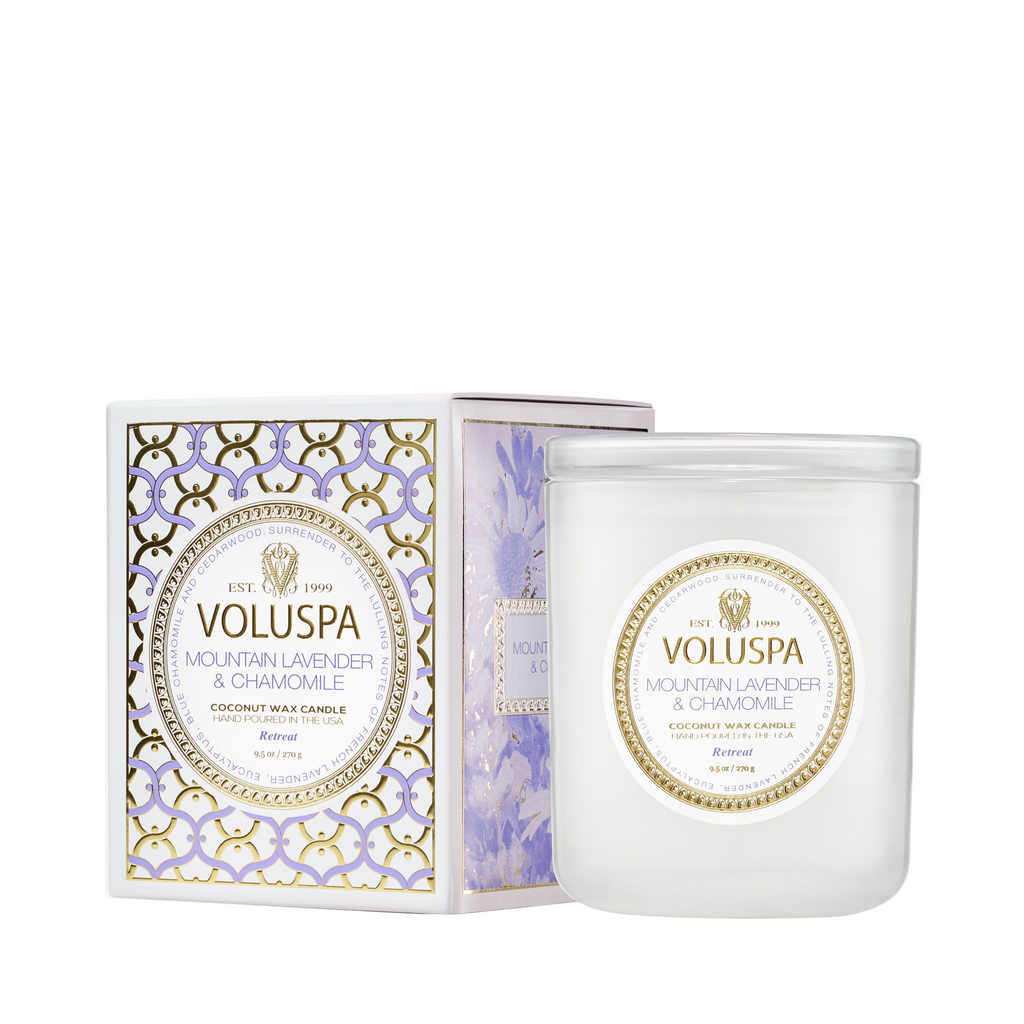 Voluspa_Maison_Blanc_Classic_Maison_Candle_9.5oz_Mountain_Lavender_Chamomile / Mountain Lavender & Chamomile thumbnail 73
