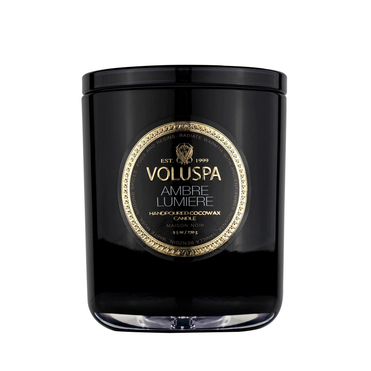 Voluspa_Maison_Noir_Classic_Candle / Ambre Lumiere, image 29480078114966