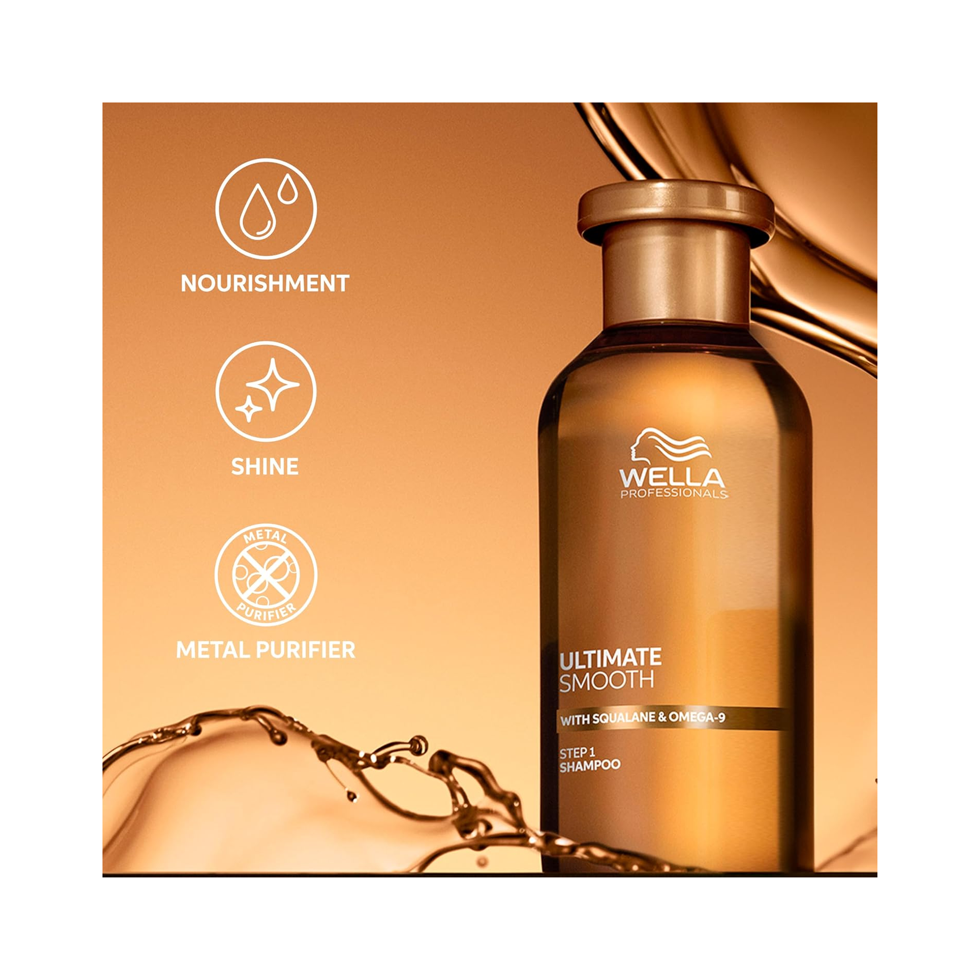 Wella Ultimate Smooth Shampoo 8.4oz & Conditioner 6.7oz Duo / DUO