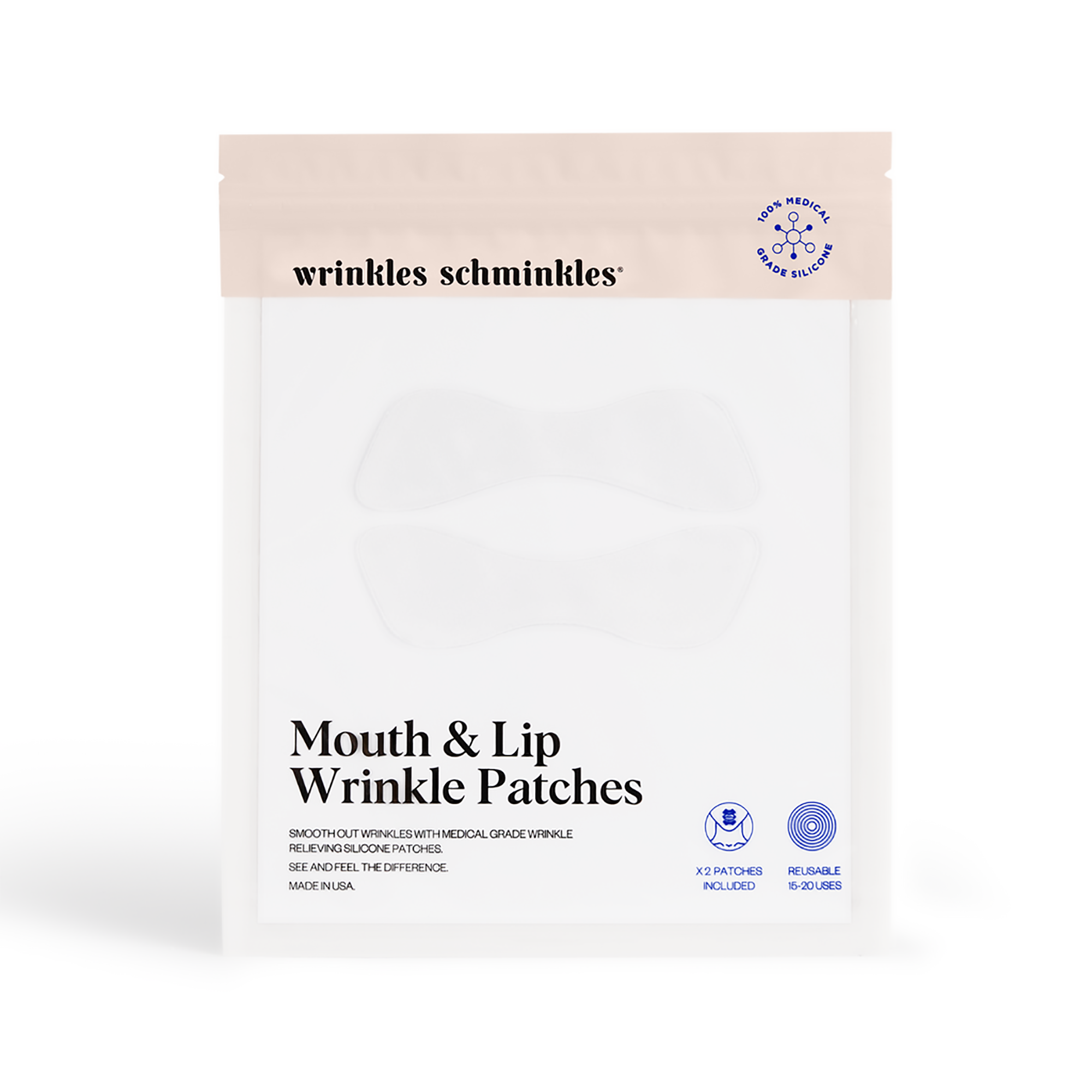 Wrinkle Schminkles Mouth & Lip Wrinkle Patches - 2pc