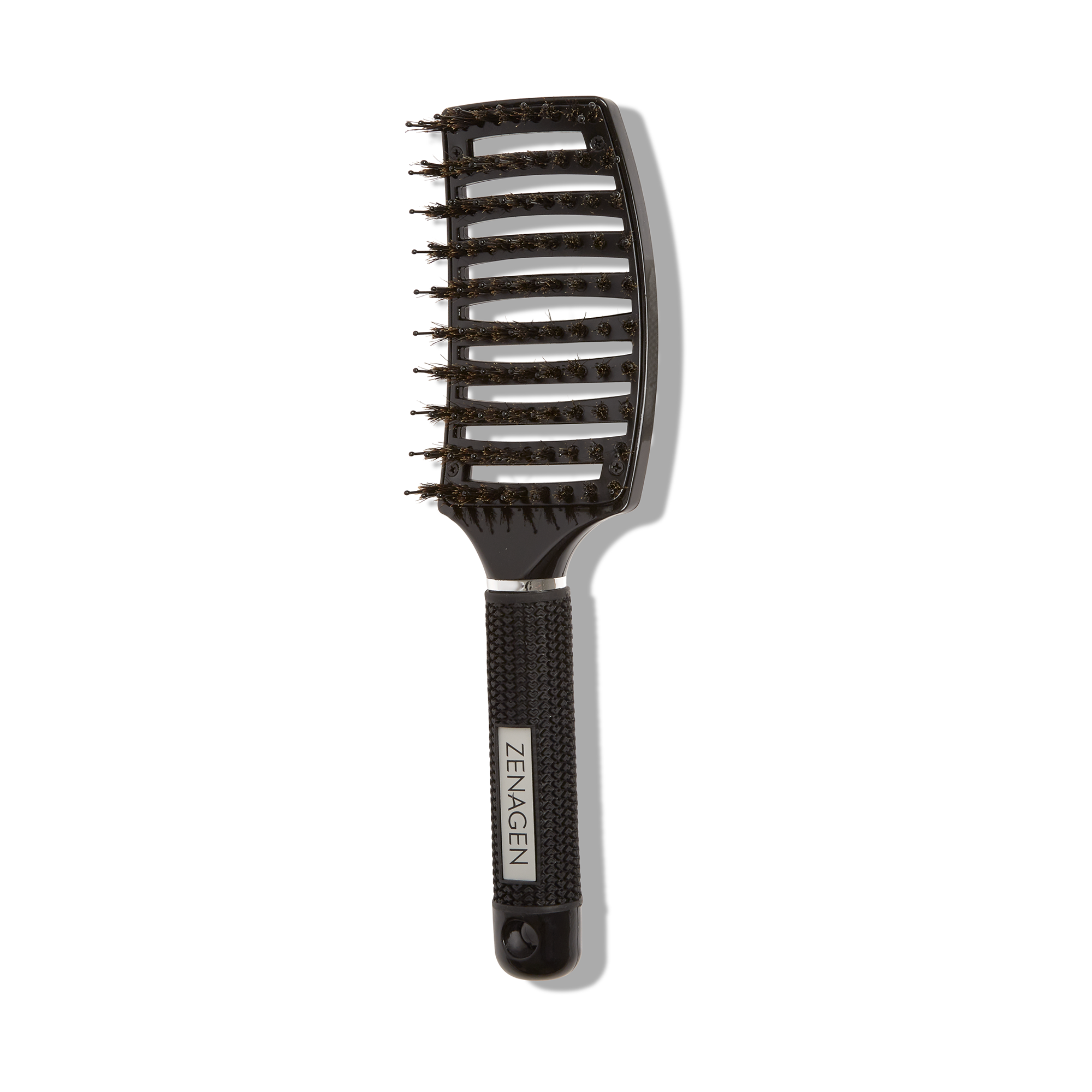 Zenagen Boar Bristle Hairbrush / BLACK