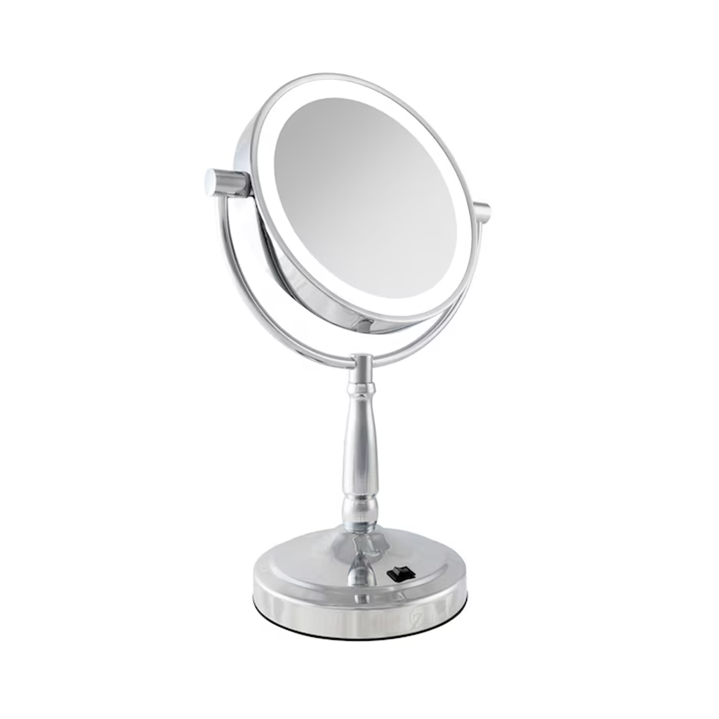 Zadro_9IN_Round_LED_Cordless_Dual-Sided_Mirror_Chrome / CHROME thumbnail 3