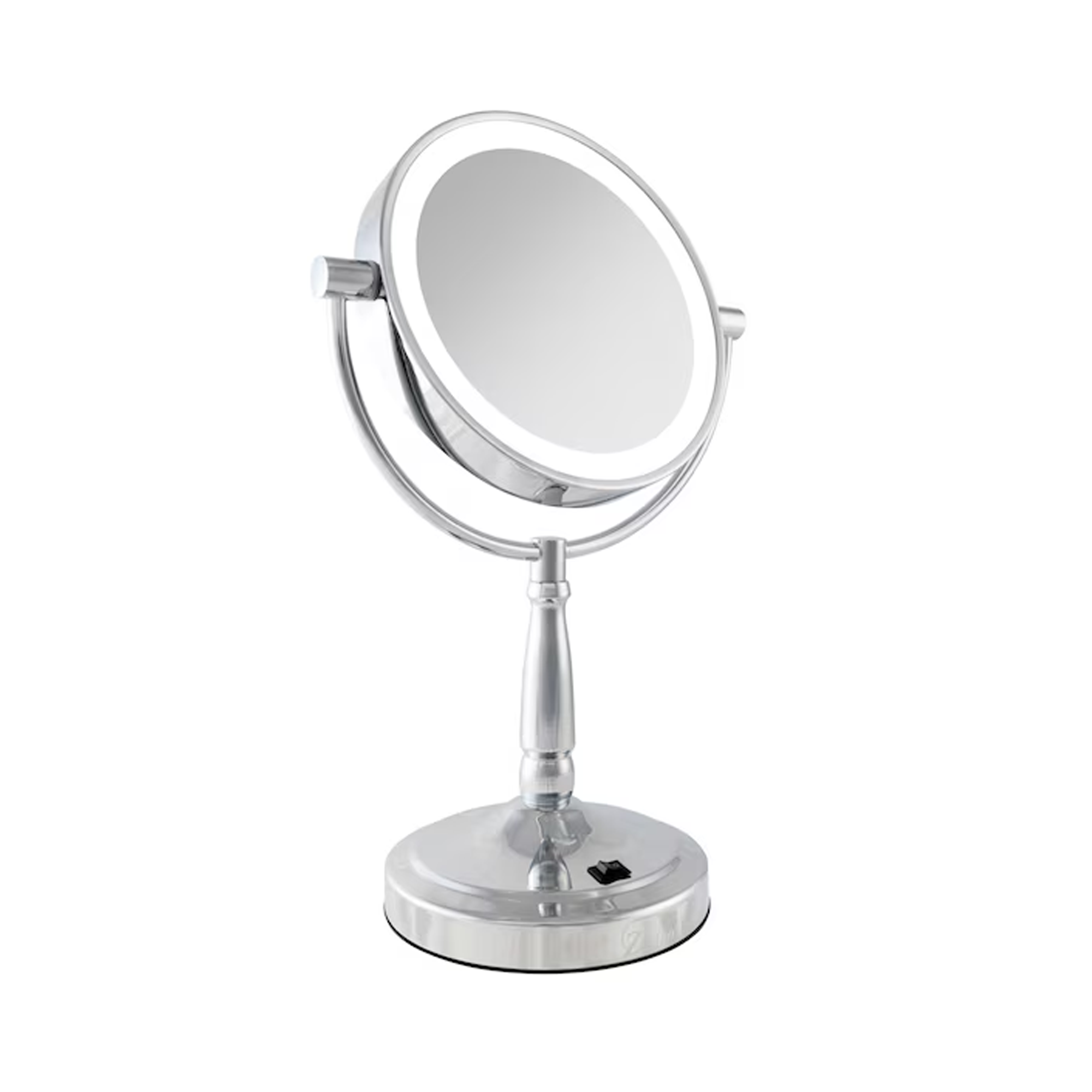 Zadro_9IN_Round_LED_Cordless_Dual-Sided_Mirror_Chrome / CHROME