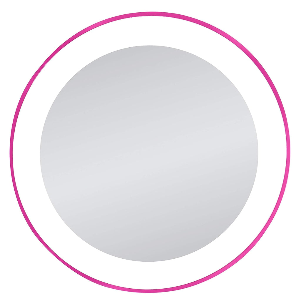 Zadro LED Lighted Spot Travel Mirror in Pink / HOT PINK thumbnail 2