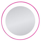 Zadro LED Lighted Spot Travel Mirror in Pink / HOT PINK