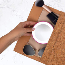 Zadro LED Lighted Spot Travel Mirror in Pink / HOT PINK