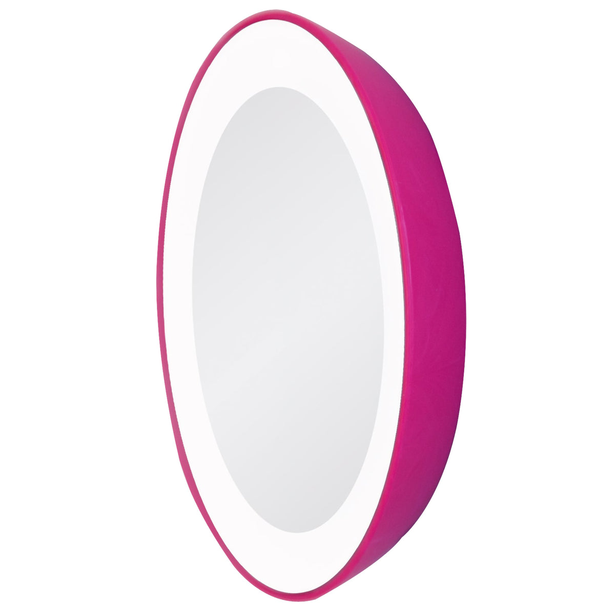 Zadro LED Lighted Spot Travel Mirror in Pink / HOT PINK