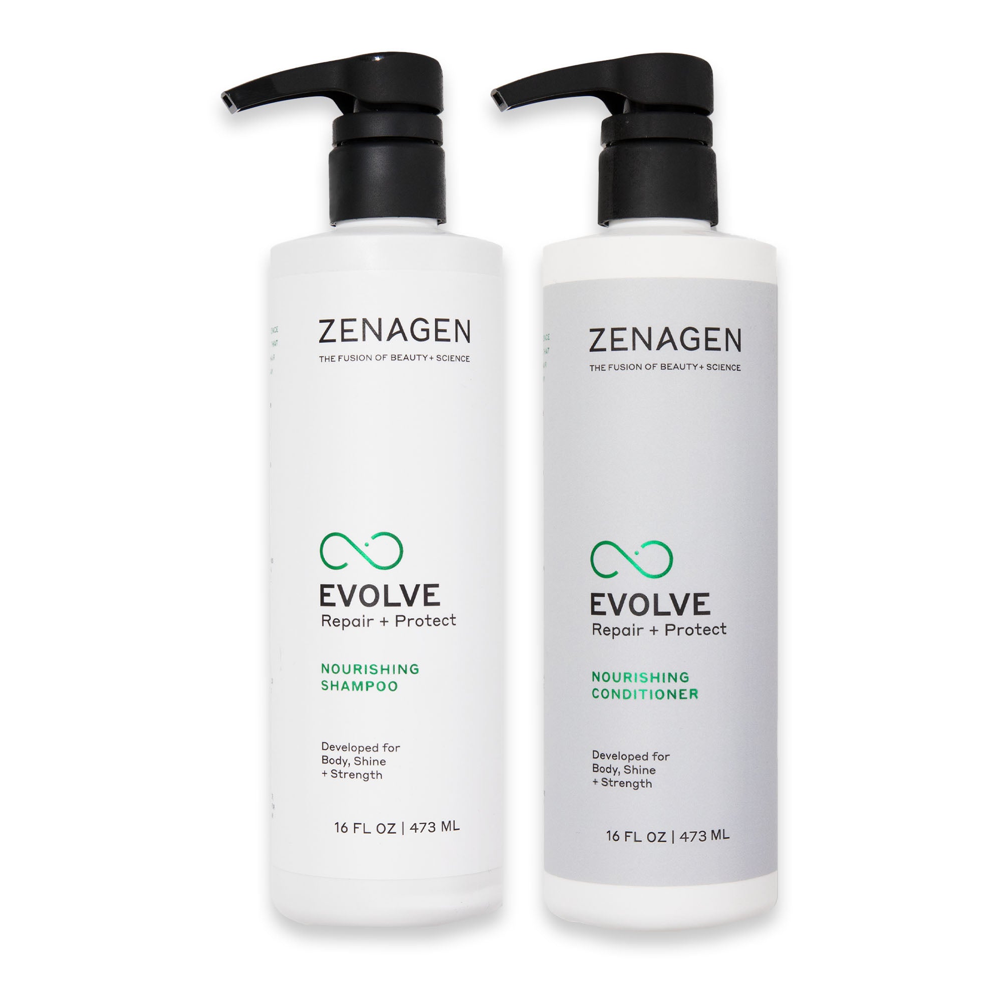 Zenagen Evolve Hair Repair Shampoo and Conditioner Duo 16oz / 16OZ