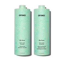 Amika The Kure Repair Shampoo and Conditioner Liter Duo ($150 Value) / 32OZ