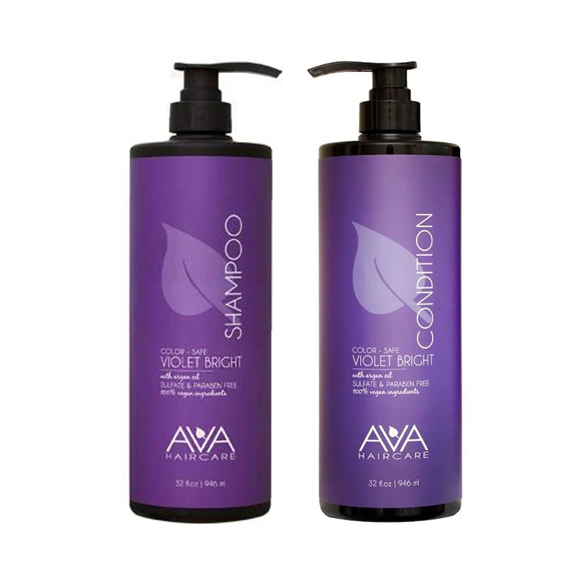 Ava_Haircare_Violet_Bright_Shampoo_Conditioner_Liter_Bundle / 33OZ