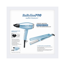 Babyliss Nano Titanium Folding Dryer & 1 1/4
