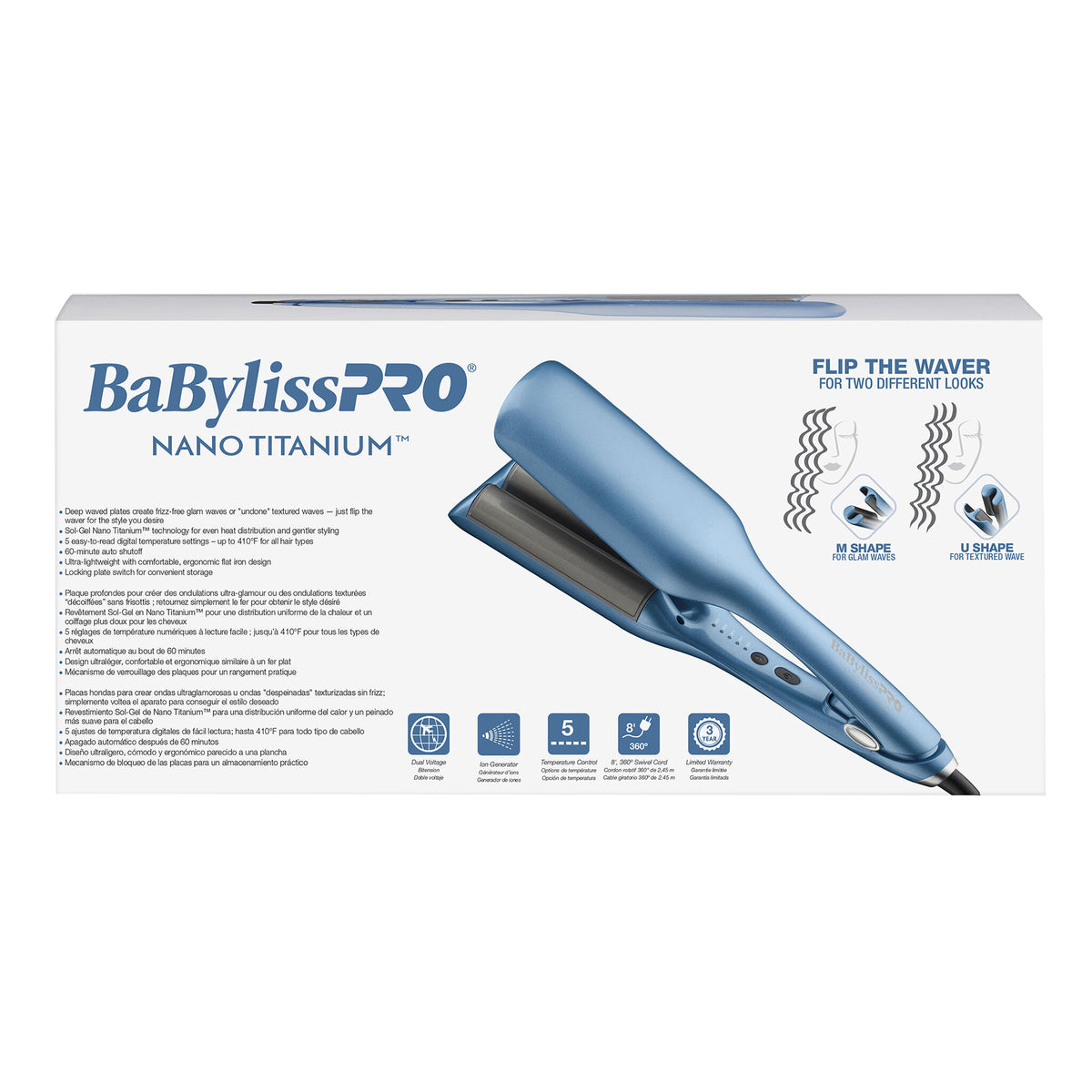 Babylisspro Nano Titanium Ionic Deep Waver - Item No. BNTDW01UC / BNTDW01UC, image 28245748809878