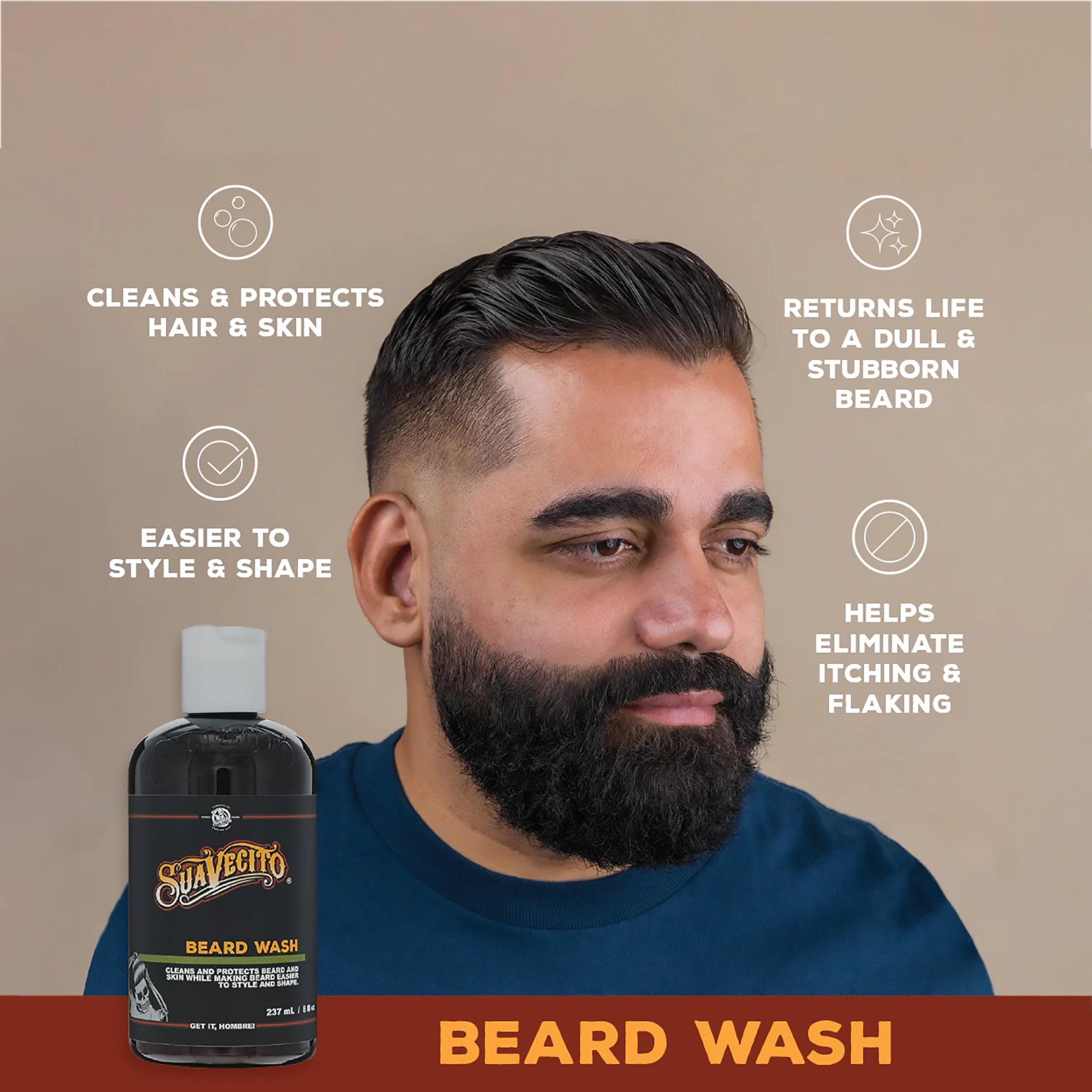 Suavecito Beard Wash / 8.OZ