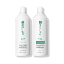 Biolage_Scalp_Sync_Calming_Shampoo_Scalp_Sync_Universal_Conditioner_Liter_Duo / 33OZ
