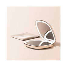 Fancii_Mila_2_Luxe_Compact_Mirror_Champagne_Cream / CHAMPAGNE CREAM