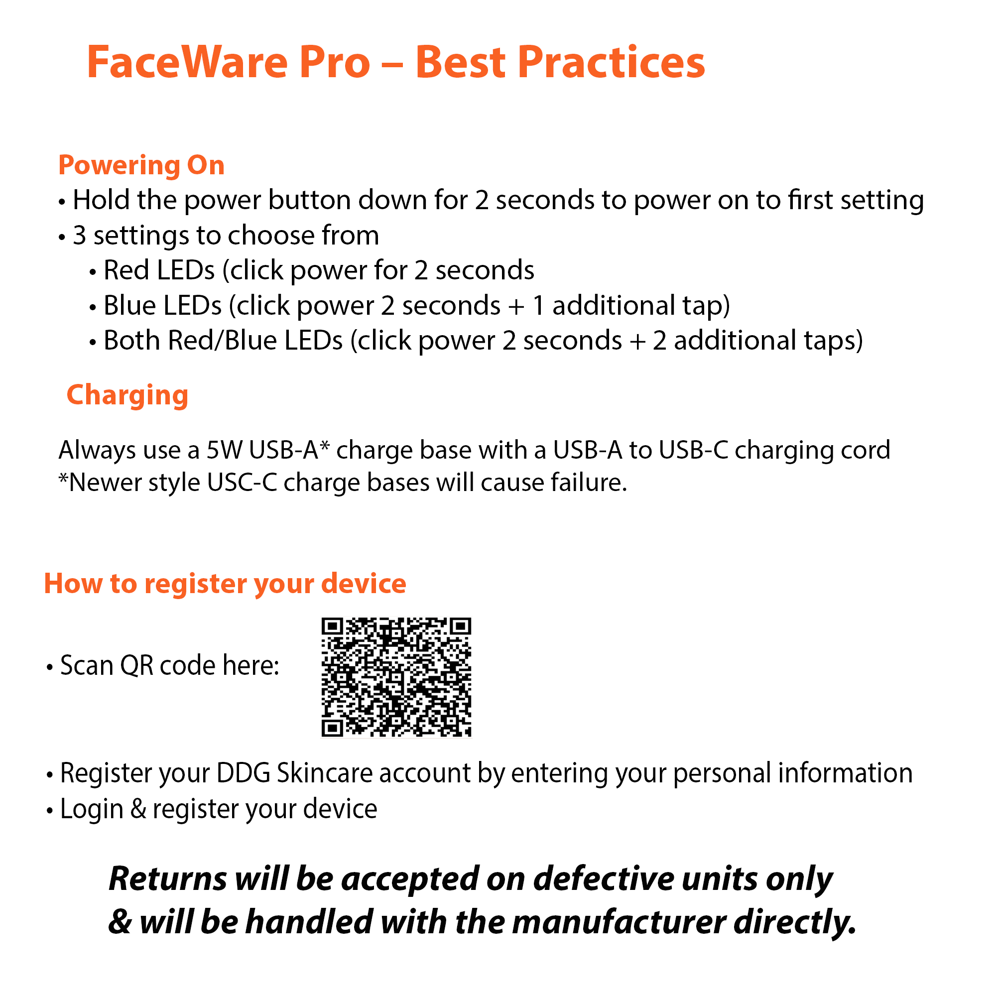 Dr. Dennis Gross Skincare SpectraLite Faceware Pro / WHITE