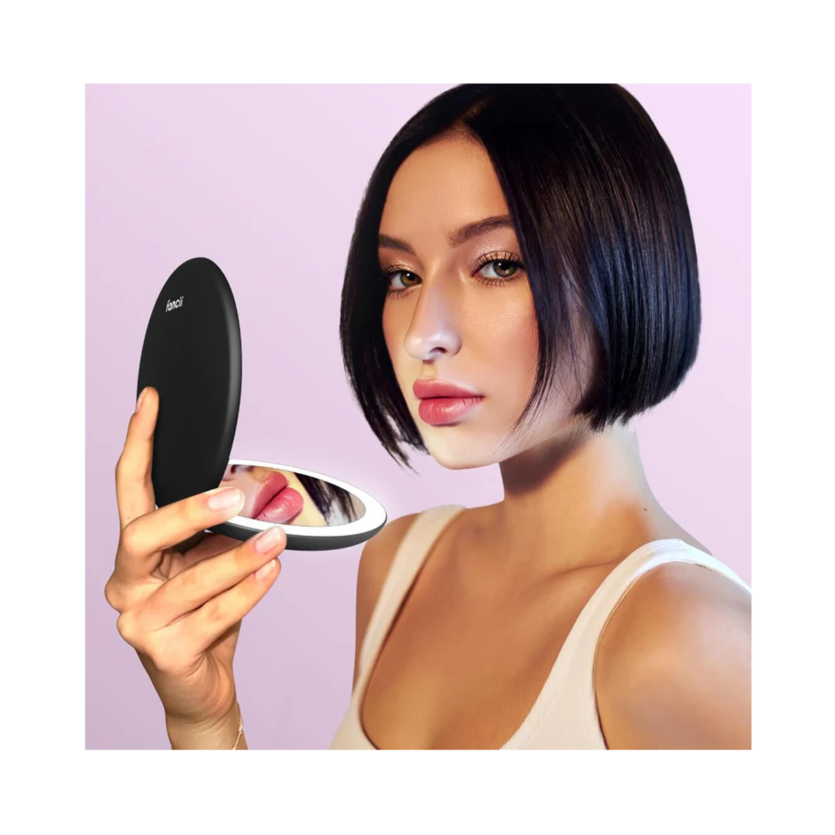 Fancii_Taylor_LED_Compact_Mirror_Black / BLACK, image 29968809820310