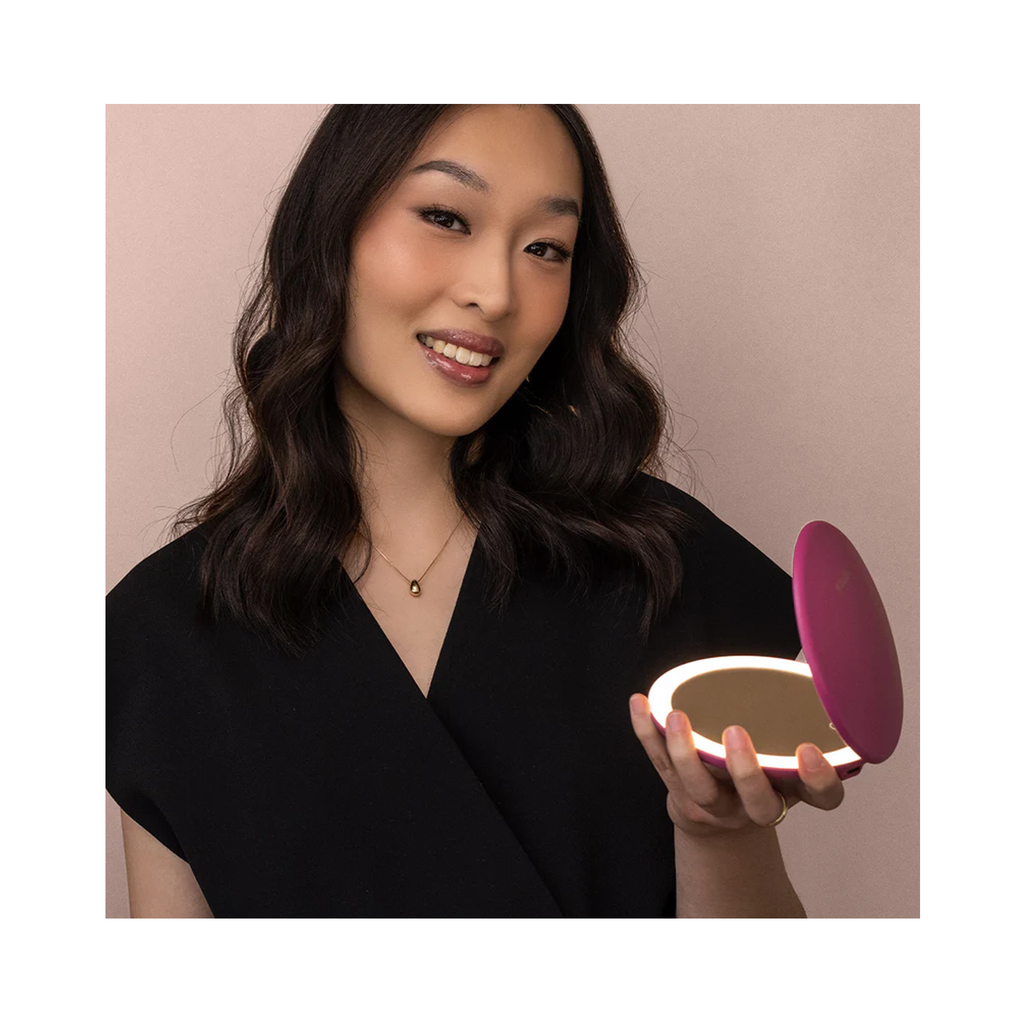 Fancii_Taylor_LED_Compact_Mirror_Magnolia_Burst / Magnolia Burst thumbnail 8