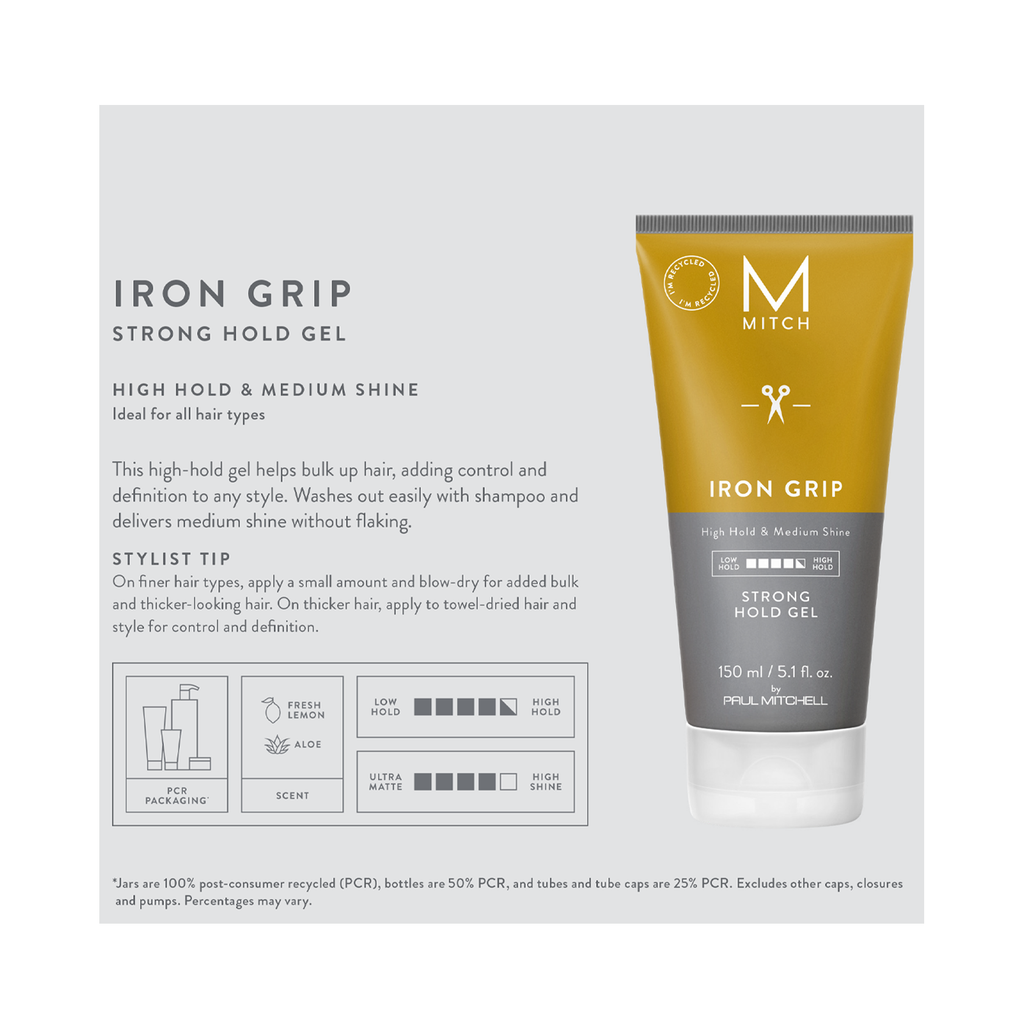 Paul Mitchell Mitch Iron Grip Strong Hold Gel thumbnail 4