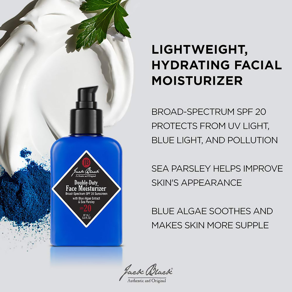 Jack Black Double-Duty Face Moisturizer SPF 20 - 3oz / 3OZ, image 28234532356246