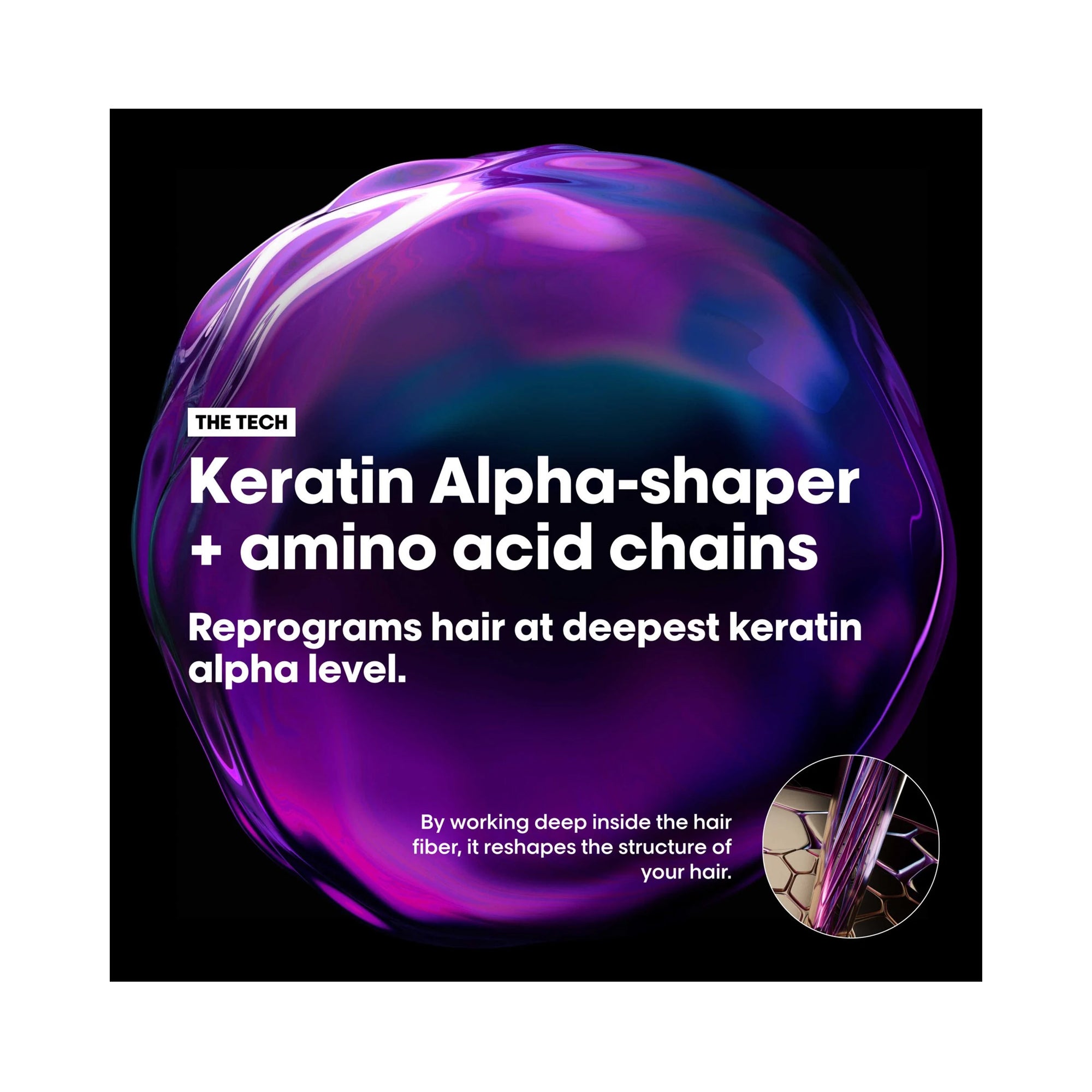 LOreal Serie Expert Keratin Alpha Sleek Shampoo / 16.9OZ