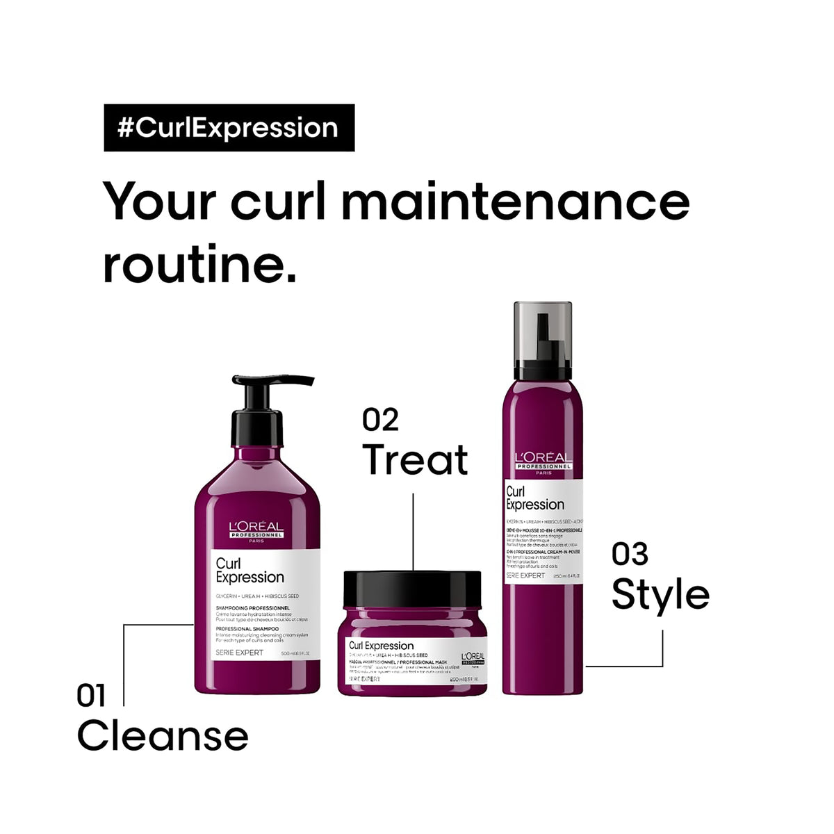 L'Oreal Serie Expert Curl Expression Intense Moisturizing Shampoo / 16.9OZ, image 27658302423190