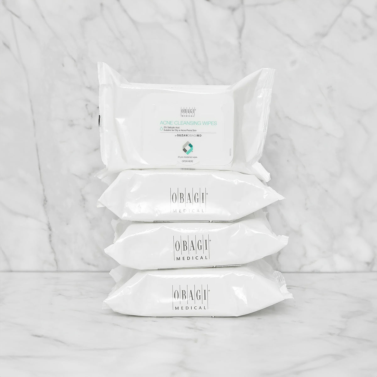Obagi Suzan Obagi MD Acne Cleansing Wipes / 25PK, image 27482408255638