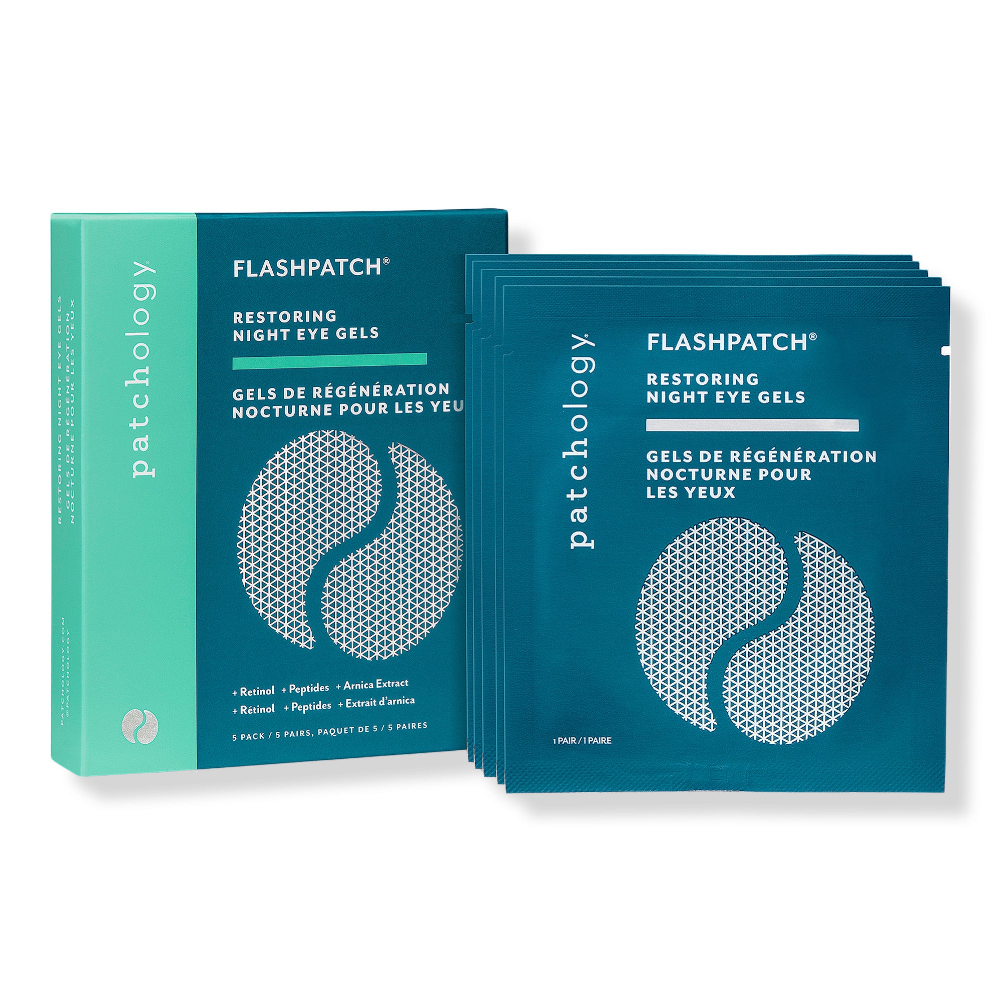 Patchology Flashpatch Restoring Night Eye Gels / 5PK