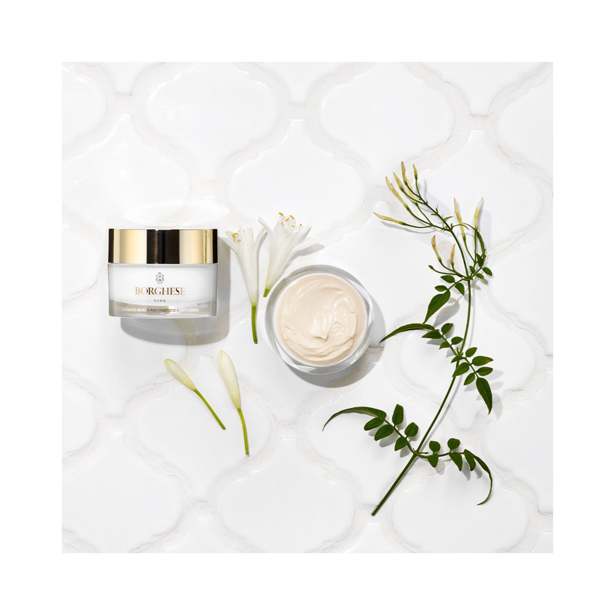 Borghese Radiante Renew and Restore Night Creme / 1OZ