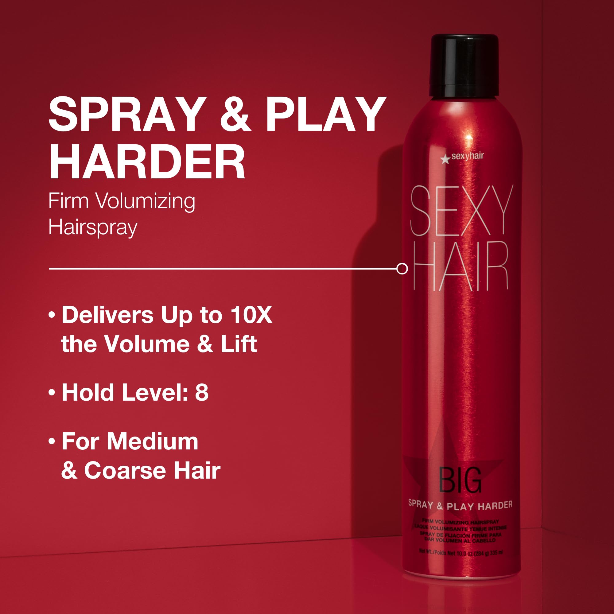 Sexy Hair Big SexyHair Spray & Play Harder Firm Volumizing Hairspray / 10