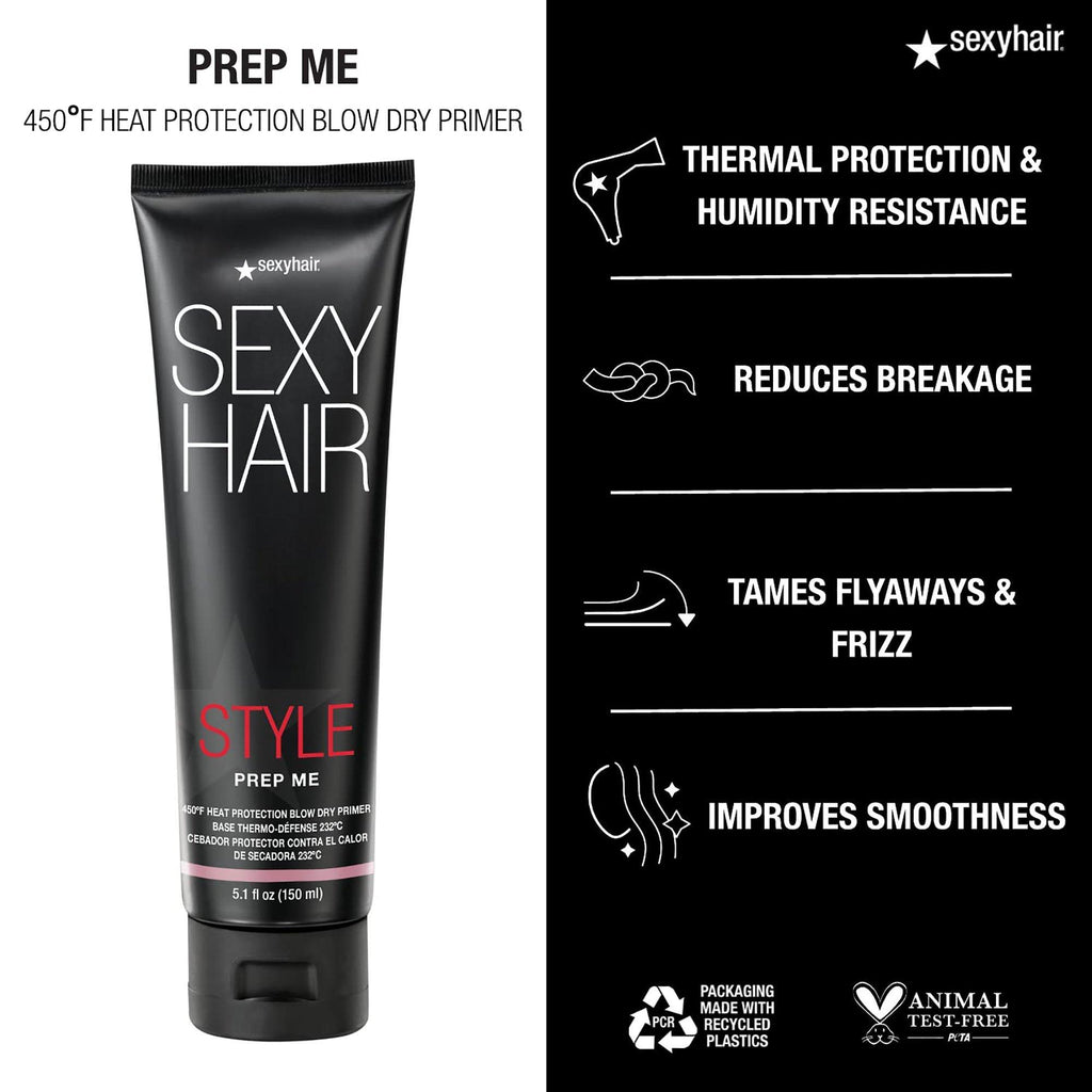 Sexy Hair Style SexyHair Prep Me Heat Protection Blow Dry Primer / 5.1 thumbnail 3