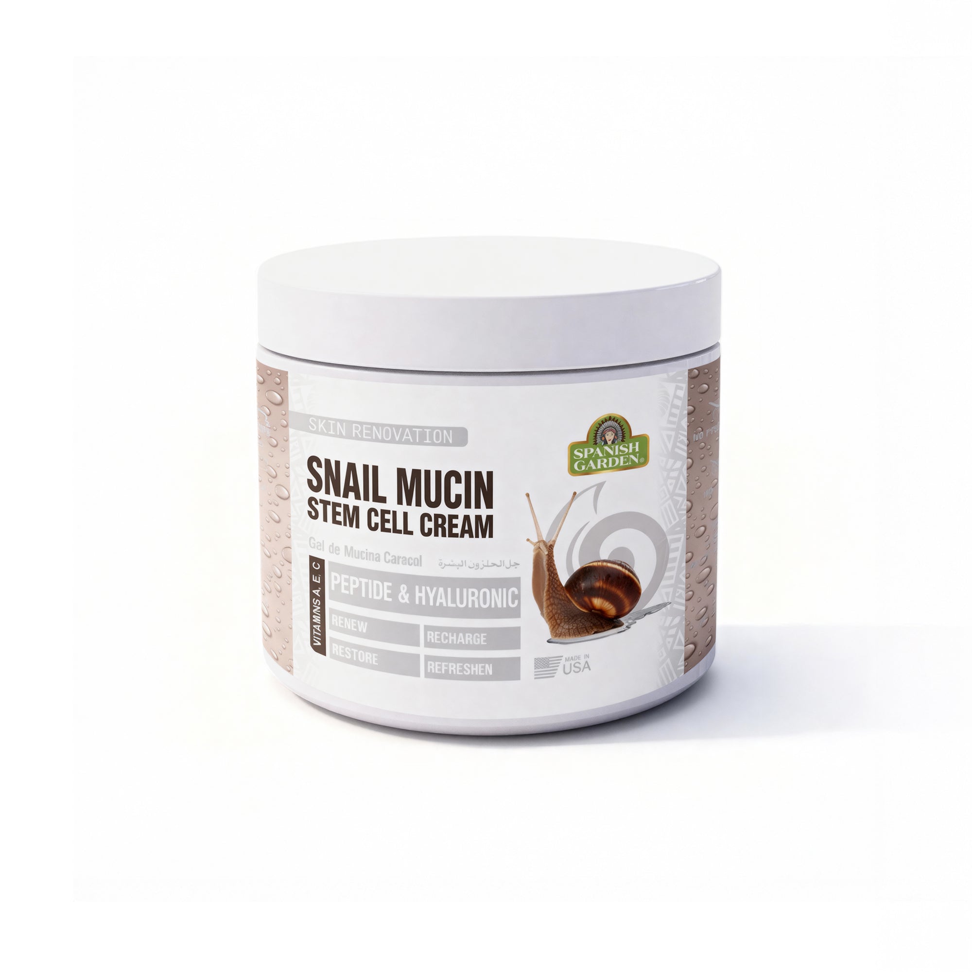 Spanish Garden Snail Mucin Cream