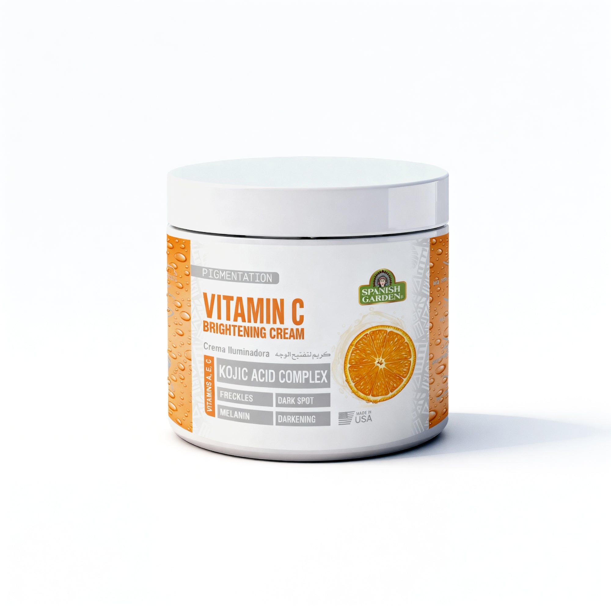 Vitamin C Brightening Cream – Kojic Acid Complex + Vitamins A, E, C