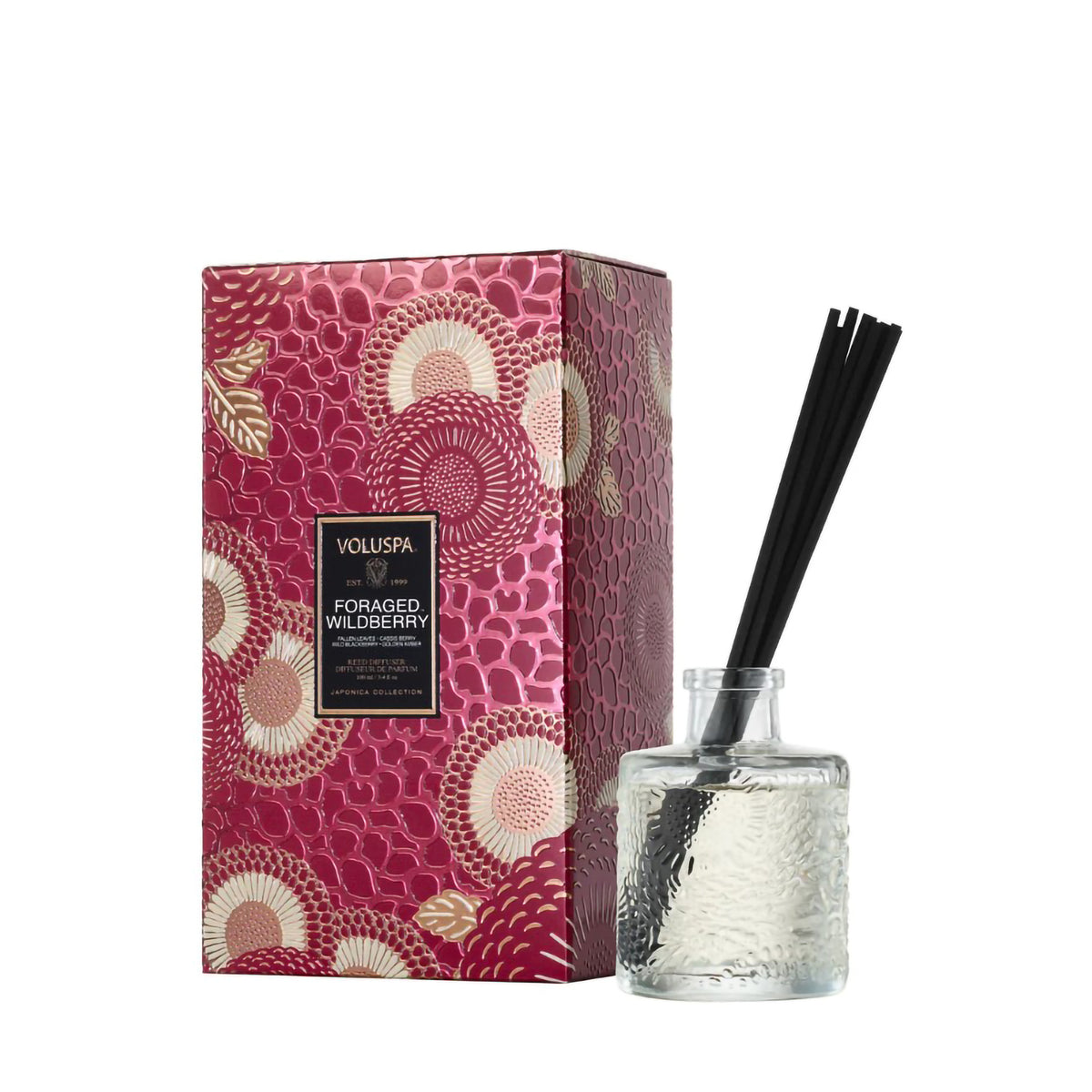 Voluspa Japonica Collection Home Ambiance Diffuser / Foraged Wildberry, image 29347985817750