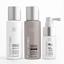 HairMax Density 3pc Starter Kit Shampoo, Conditioner and Acceler8 Hair Booster + Nutrients / Starter