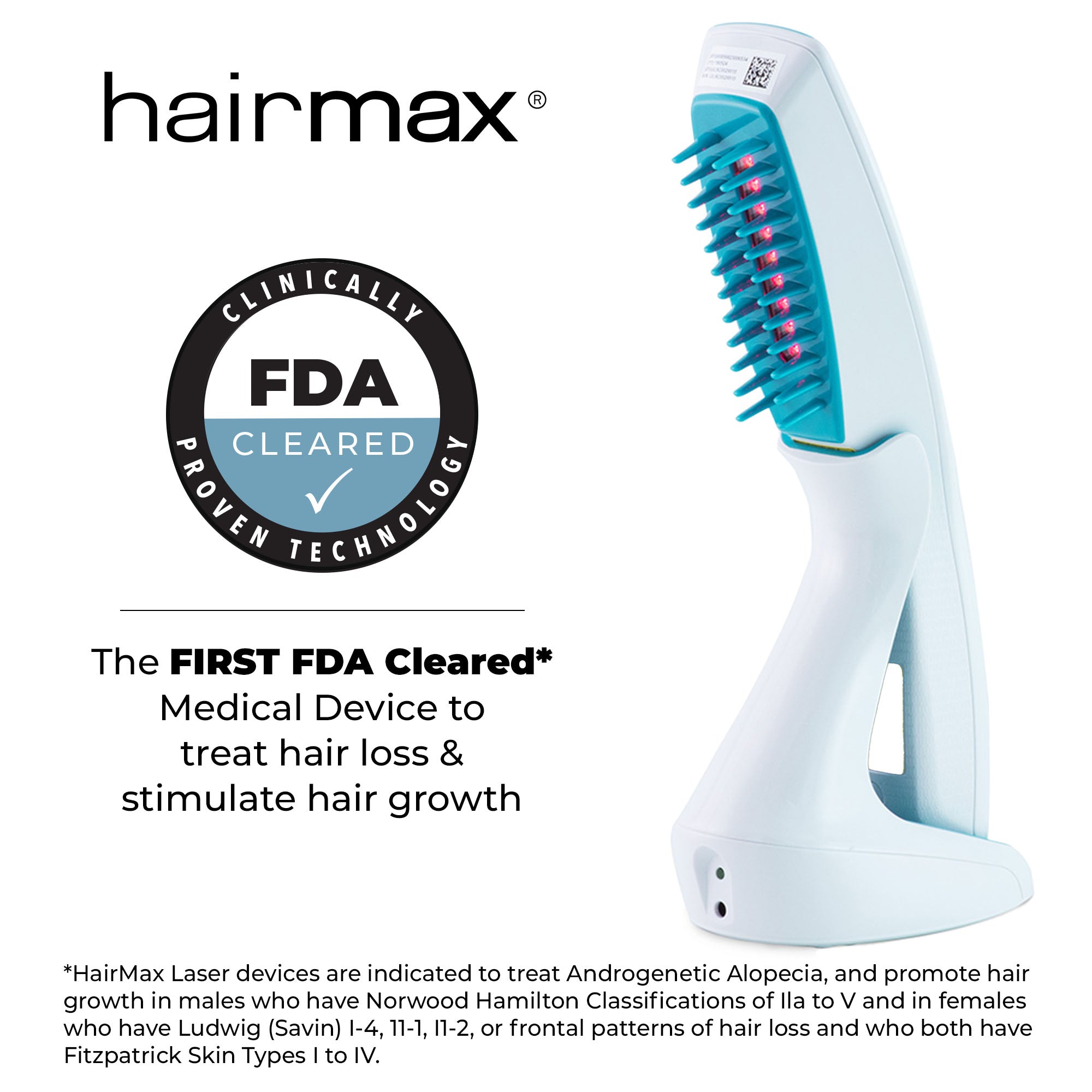 Hairmax Ultima 9 Classic LaserComb Hair Growth Device / 9 Classic