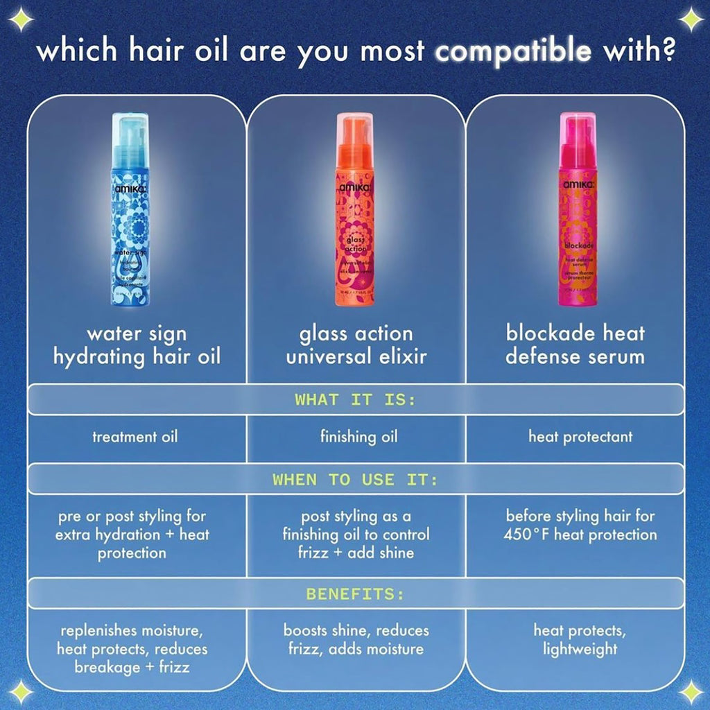 Amika Water Sign Hydrating Hair Oil with Hyaluronic Acid / 1 OZ thumbnail 4