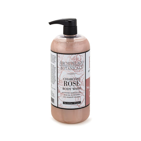 Archipelago Charcoal Rose Body Wash - 33oz / 33.OZ