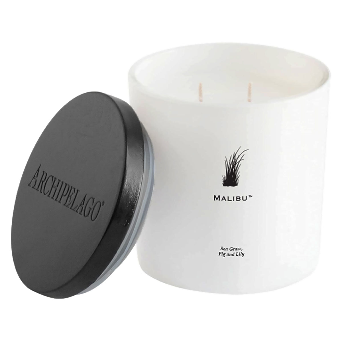 Archipelago Luxe Two-Wick Candle - 13oz / MALIBU, image 27068370845846