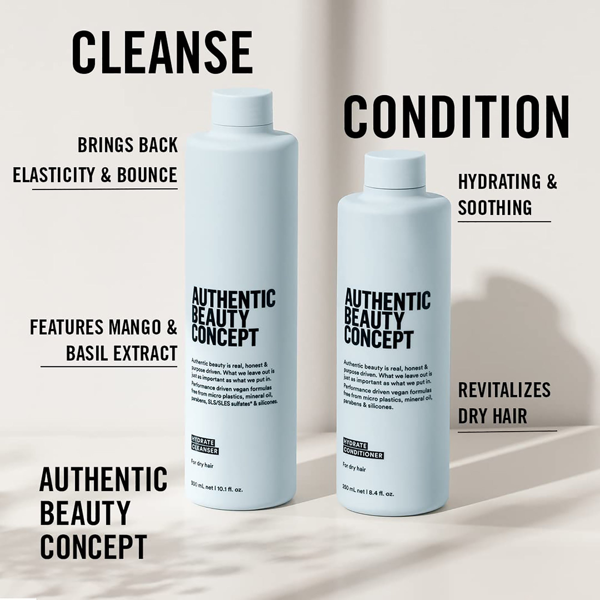 Authentic Beauty Concept Hydrate Cleanser / 10OZ