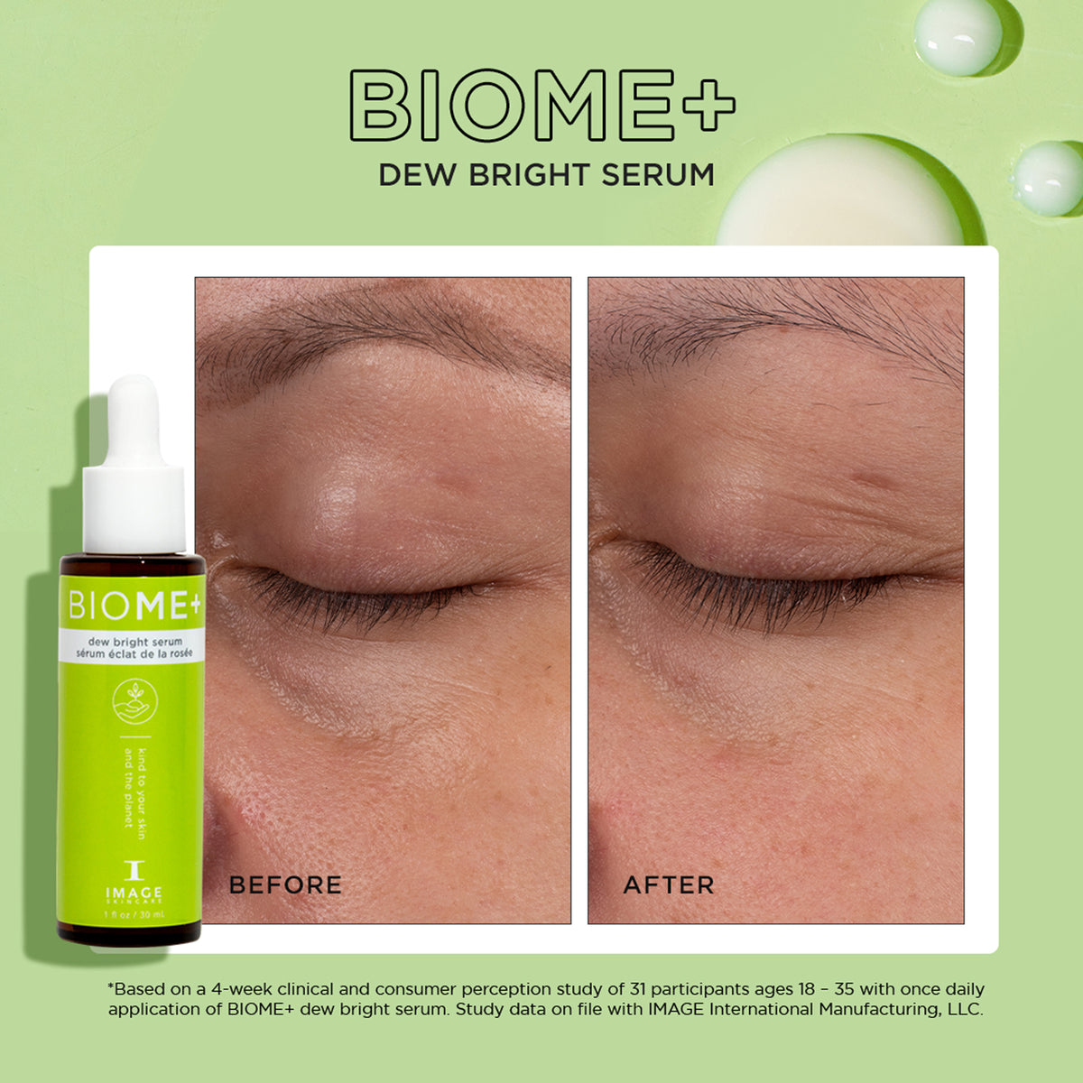 Image Skincare Biome+ Dew Bright Serum / 1OZ, image 27142684967062