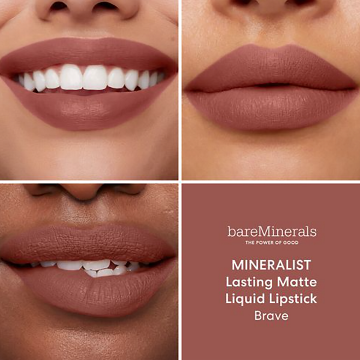 bareMinerals Mineralist Lasting Matte Liquid Lipstick / BRAVE
