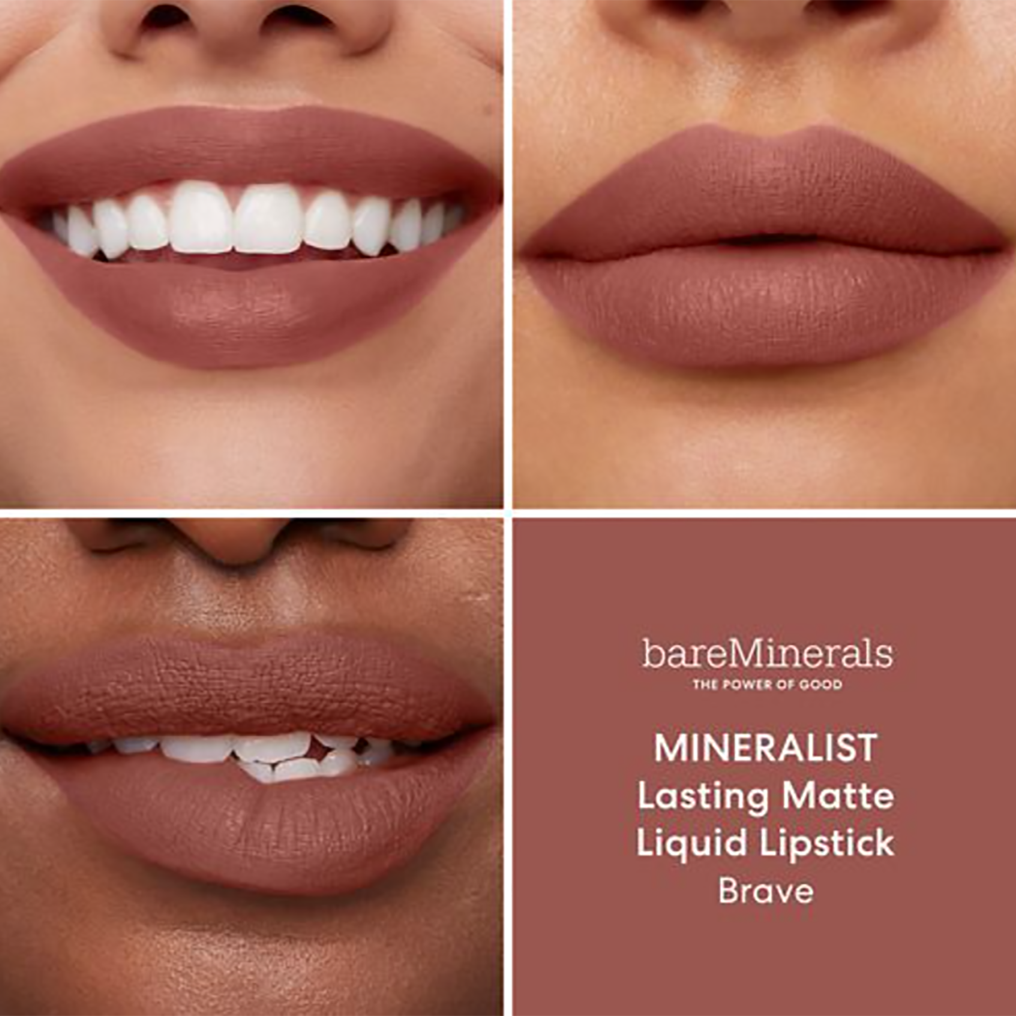 Bare Minerals Mineralist Lasting Matte Liquid Lipstick / BRAVE
