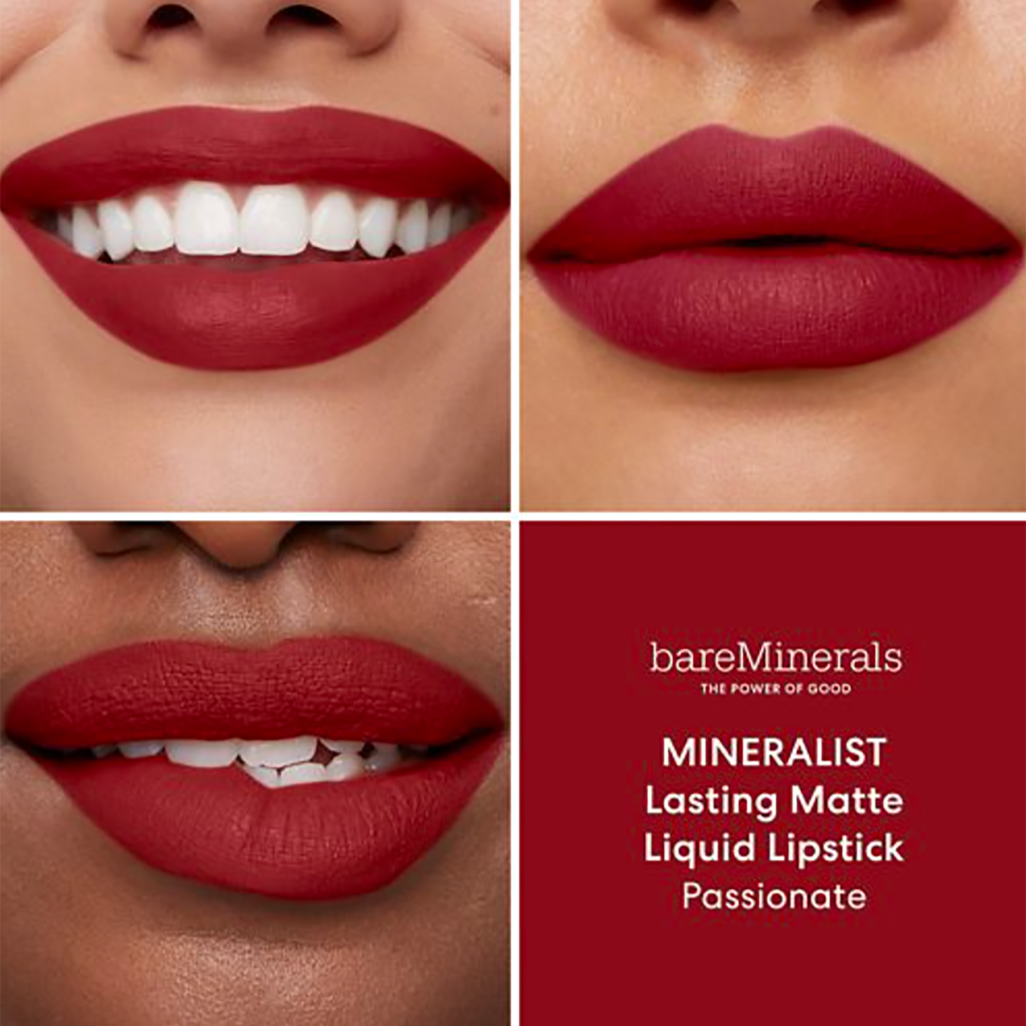 Bare Minerals Mineralist Lasting Matte Liquid Lipstick / PASSIONATE