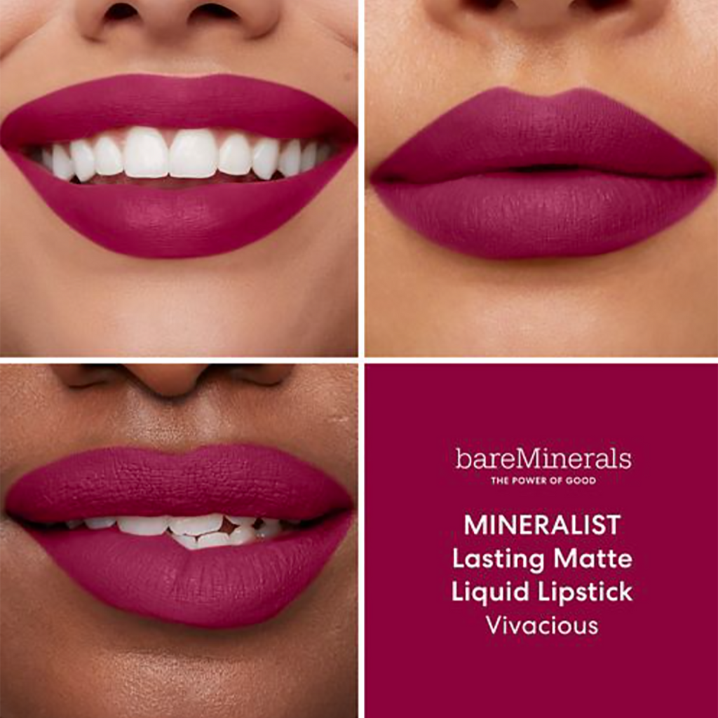 bareMinerals Mineralist Lasting Matte Liquid Lipstick / VIVACIOUS