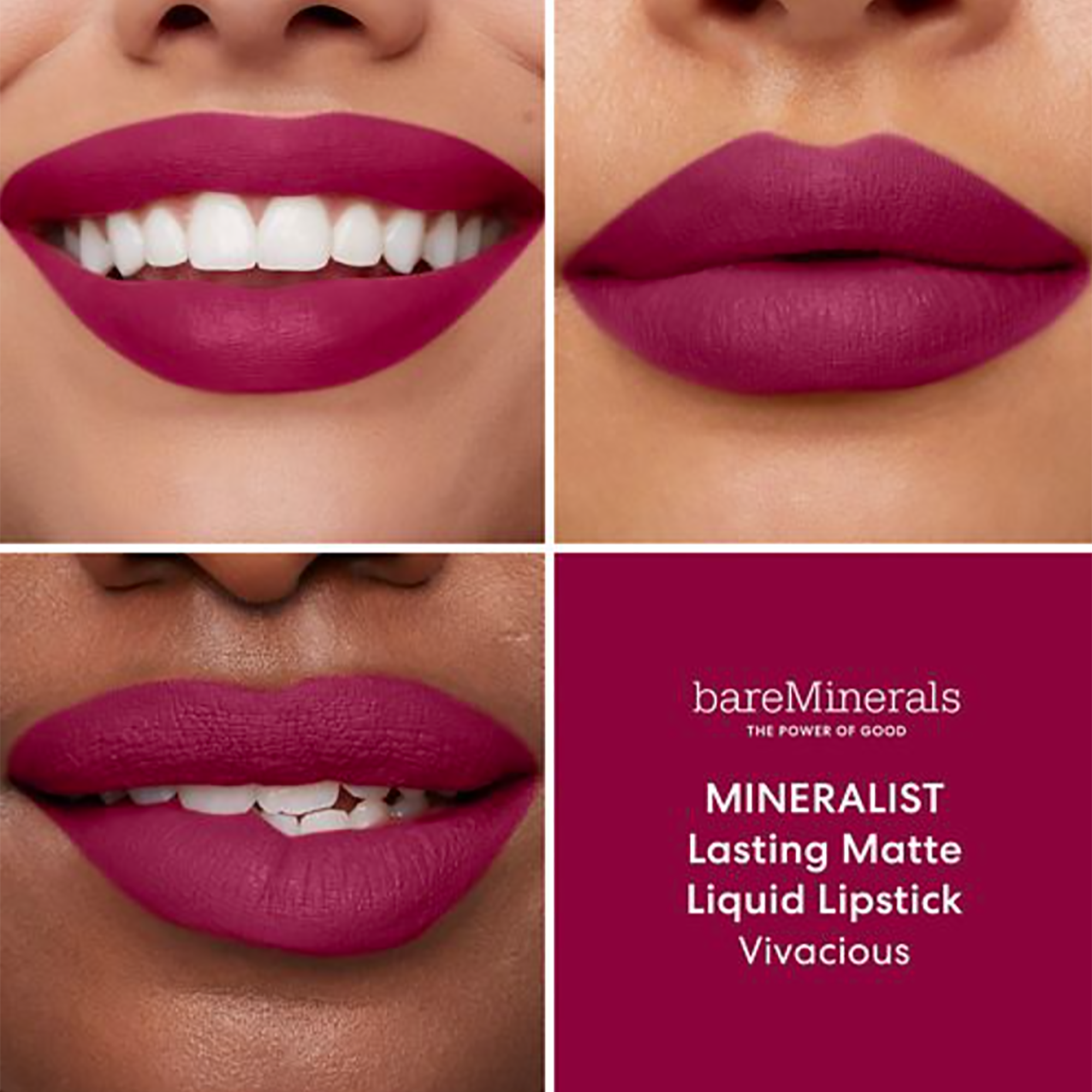 Bare Minerals Mineralist Lasting Matte Liquid Lipstick / VIVACIOUS
